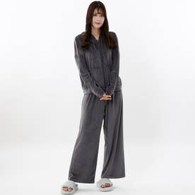パリーゼ Palissee 「なめらかベロア調」セットアップ （グレー