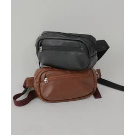【Kastane】【WHIMSIC】ヴィーガンレザーウエストバック （black）