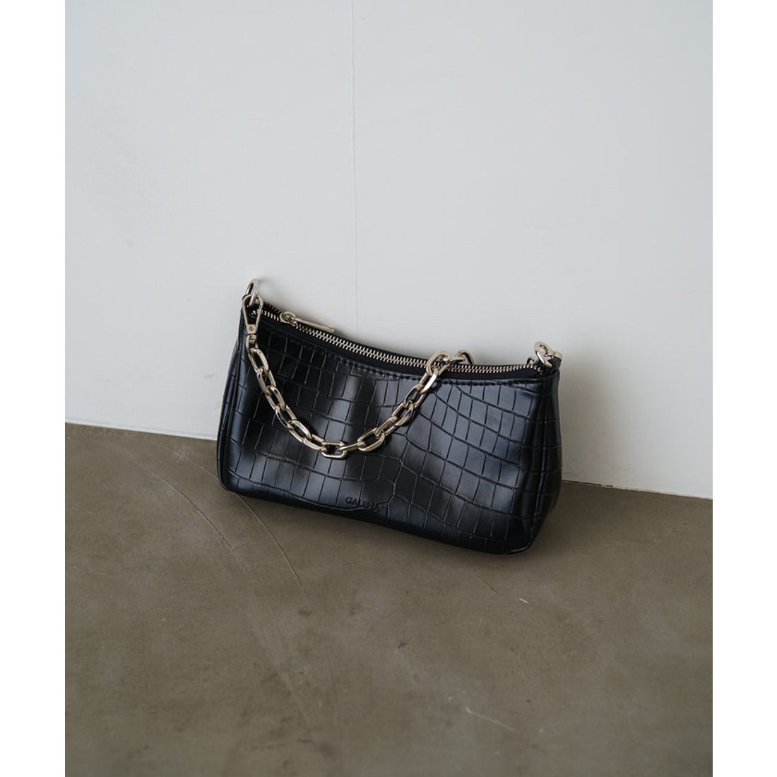 パル PAL 【Loungedress】【GALENA/ガレナ】2WAYクロコBAG （black 