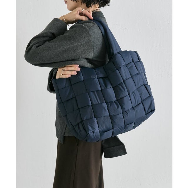 【ear PAPILLONNER】ライトメッシュトートバッグL （navy）