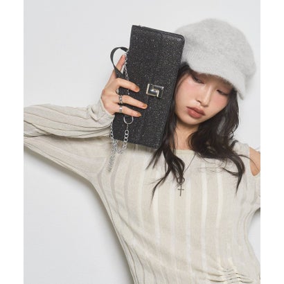 【WHO'S WHO gallery】スパンコールハンドバッグ （black）｜詳細画像