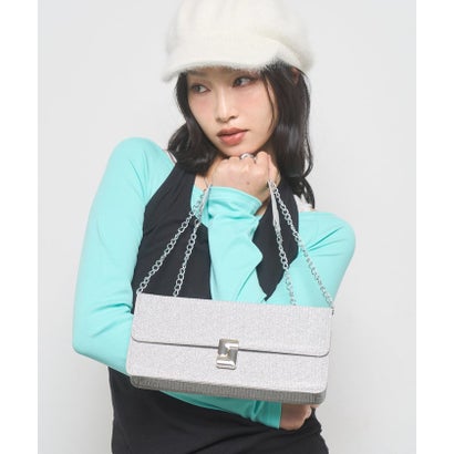 【WHO'S WHO gallery】スパンコールハンドバッグ （silver）｜詳細画像