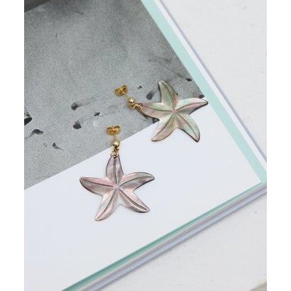 【ear PAPILLONNER】スターフィッシュピアス （gray）｜詳細画像
