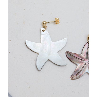 【ear PAPILLONNER】スターフィッシュピアス （gray）｜詳細画像