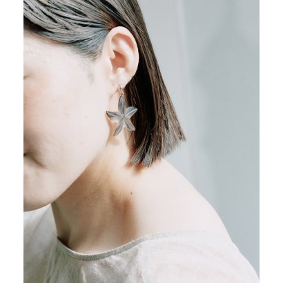 【ear PAPILLONNER】スターフィッシュピアス （gray）｜詳細画像