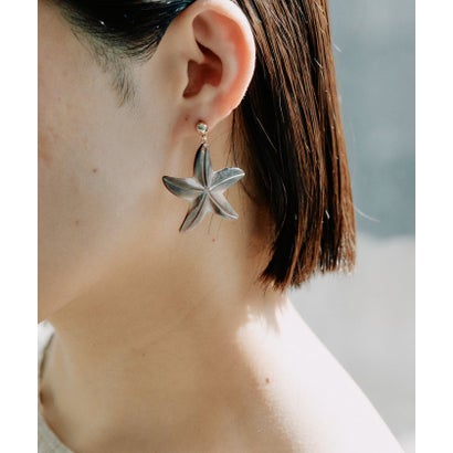 【ear PAPILLONNER】スターフィッシュピアス （gray）｜詳細画像