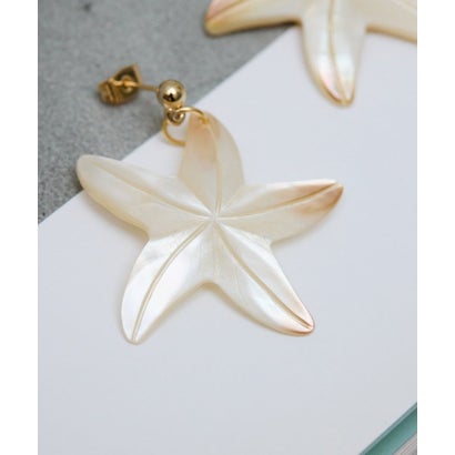 【ear PAPILLONNER】スターフィッシュピアス （gray）｜詳細画像