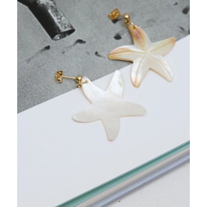 【ear PAPILLONNER】スターフィッシュピアス （gray）｜詳細画像