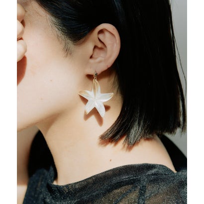 【ear PAPILLONNER】スターフィッシュピアス （gray）｜詳細画像