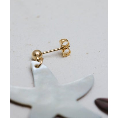 【ear PAPILLONNER】スターフィッシュピアス （white）｜詳細画像