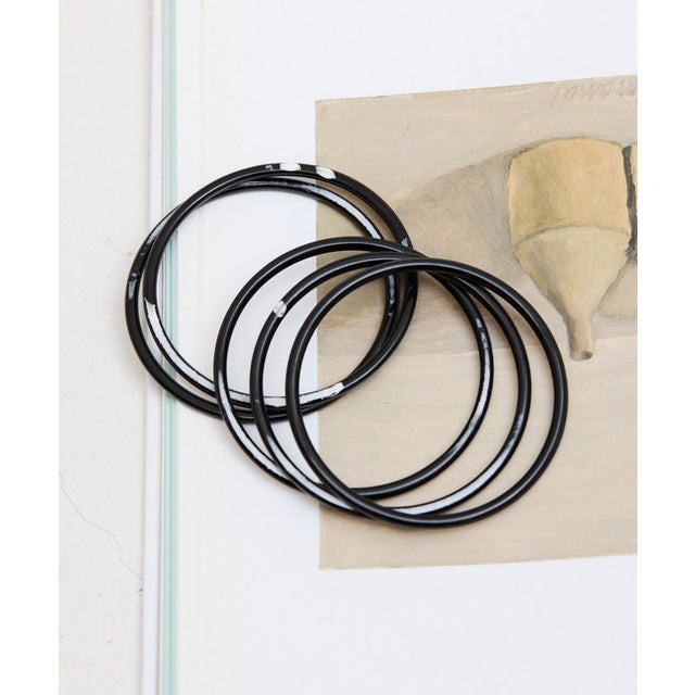 【ear PAPILLONNER】セルロイド5連セットバングル （black）