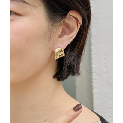 【ear PAPILLONNER】アールプレートピアス （silver）｜詳細画像