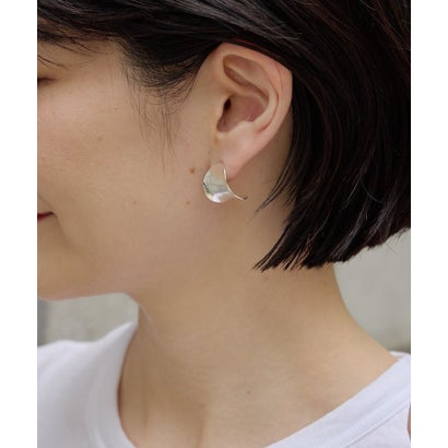【ear PAPILLONNER】アールプレートピアス （silver）｜詳細画像