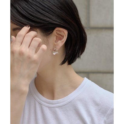 【ear PAPILLONNER】アールプレートピアス （gold）｜詳細画像