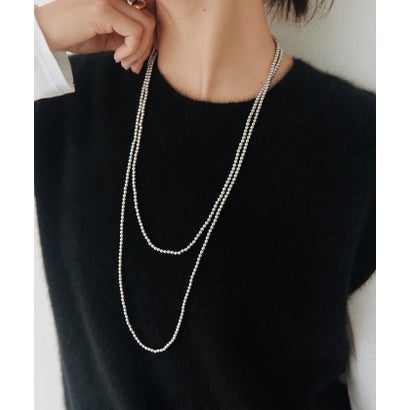 パル PAL 【RIVE DROITE】150cmボールビーズロングネックレス （silver）｜詳細画像