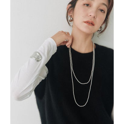 パル PAL 【RIVE DROITE】150cmボールビーズロングネックレス （silver）｜詳細画像