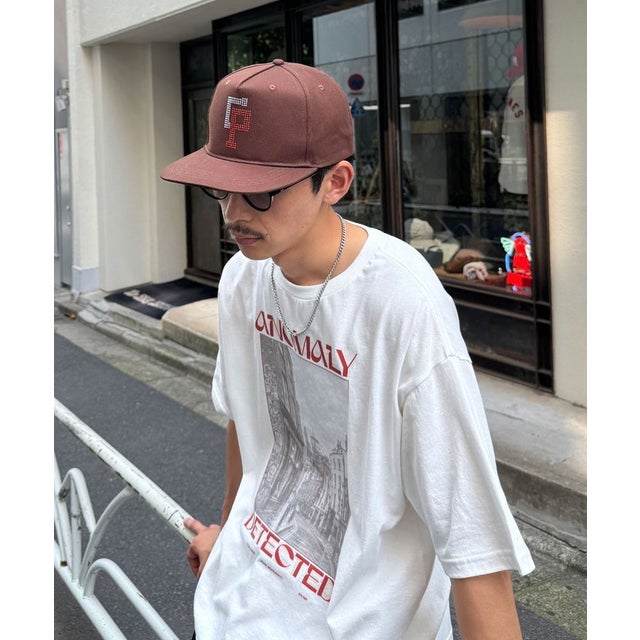 【Ciaopanic】ラインストーンロゴキャップ （brown）