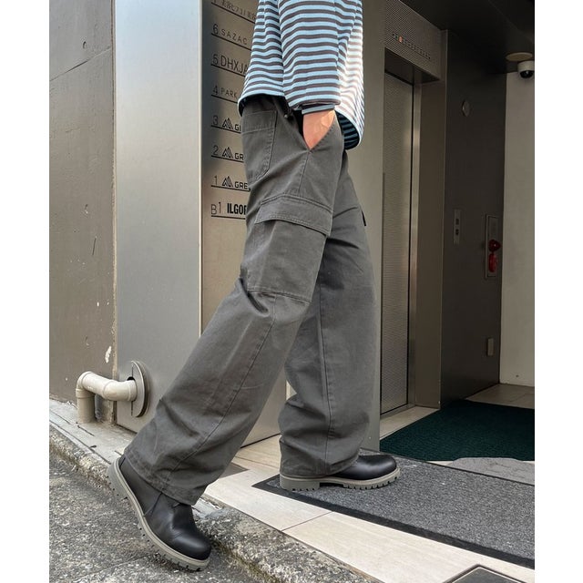 【Ciaopanic】ツイルカーブカーゴパンツ （black）