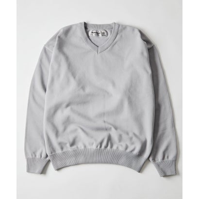 【WHO'S WHO gallery】【Sourcream】Vネックニット （gray）｜詳細画像