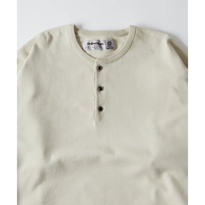 【WHO'S WHO gallery】ウエスタンボタンヘンリーネックニット （brown）｜詳細画像