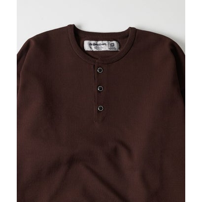 【WHO'S WHO gallery】ウエスタンボタンヘンリーネックニット （black）｜詳細画像