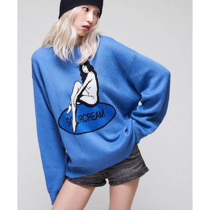 【WHO'S WHO gallery】girlジャガードニット （lightgrey）｜詳細画像