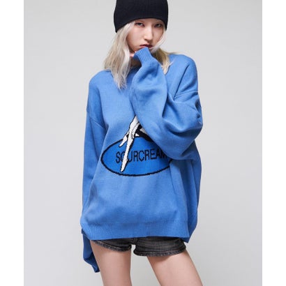 【WHO'S WHO gallery】girlジャガードニット （lightgrey）｜詳細画像