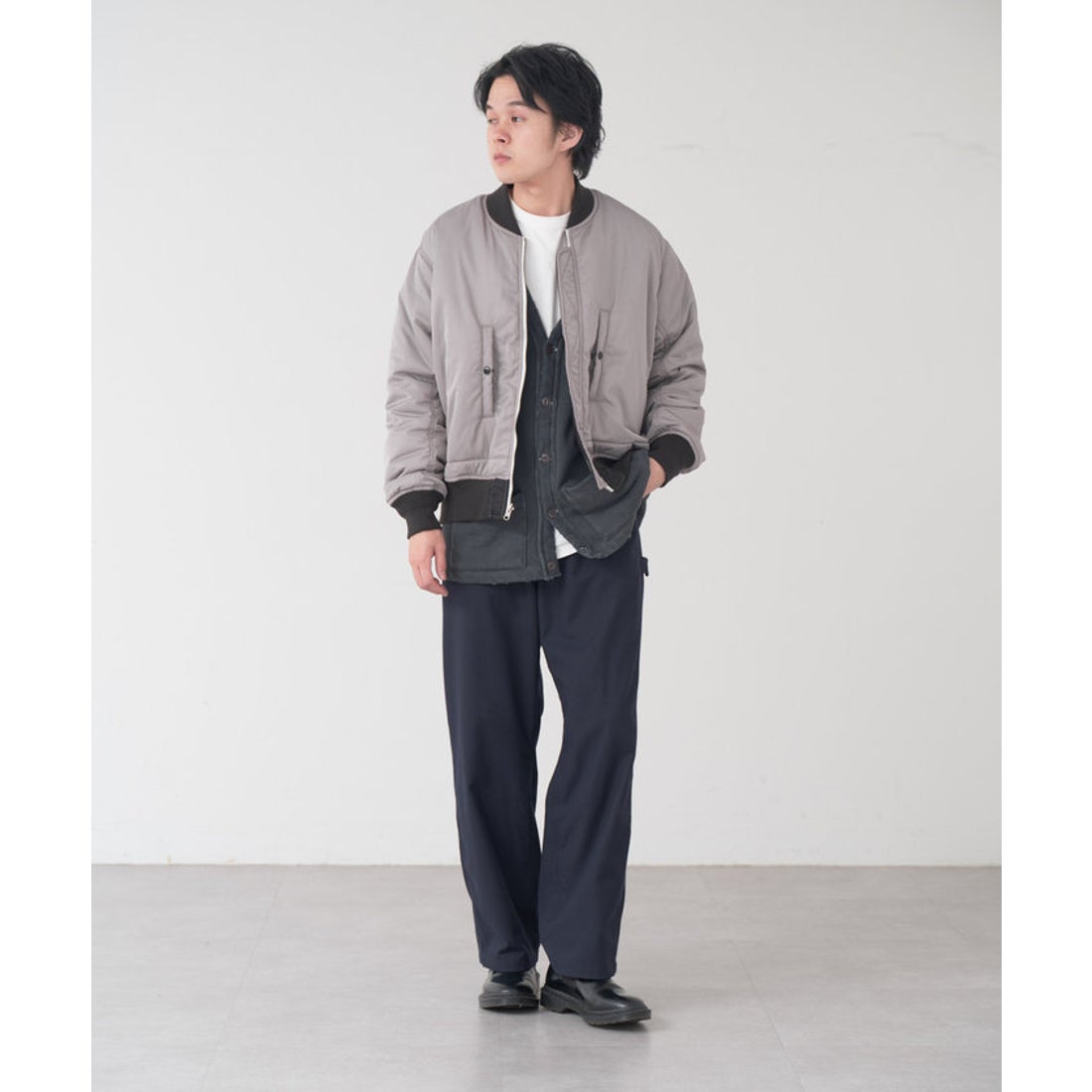 パル PAL 【Kastane】MA－1リバーシブルフライトジャケット （black 