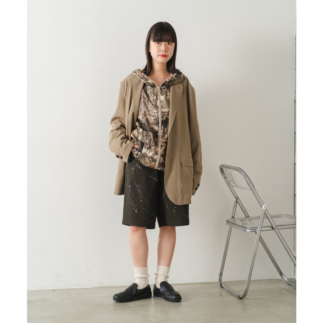 パル PAL 【Kastane】【WHIMSIC/2WAY】リバーシブルメッシュジップ 