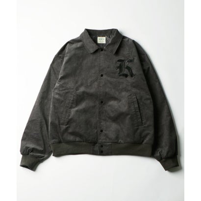 【WHO'S WHO gallery】サテン刺繍コーデュロイブルゾン （black）｜詳細画像