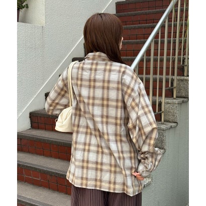 【Ciaopanic】26AWチェックシャツ （black(1)）｜詳細画像