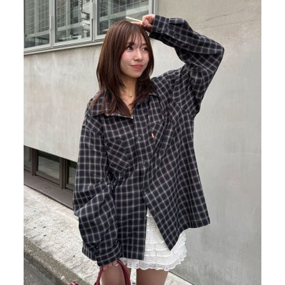 【Ciaopanic】26AWチェックシャツ （black(1)）｜詳細画像