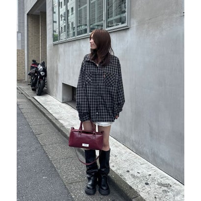 【Ciaopanic】26AWチェックシャツ （black(1)）｜詳細画像
