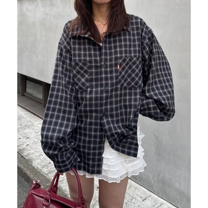 【Ciaopanic】26AWチェックシャツ （black(1)）｜詳細画像
