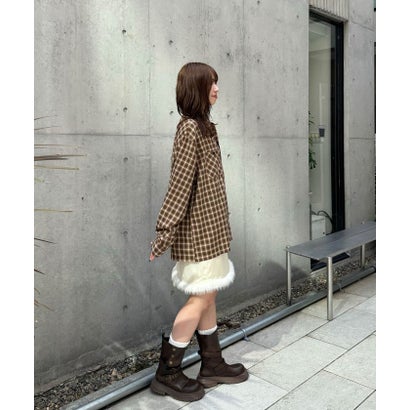 【Ciaopanic】26AWチェックシャツ （black(1)）｜詳細画像