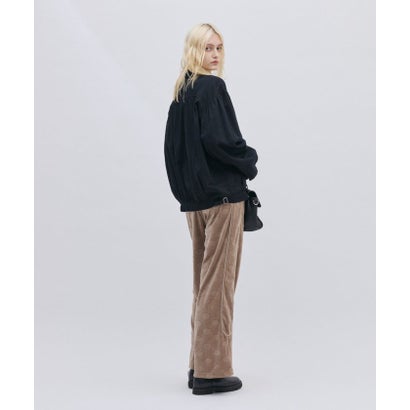 【CIAOPANIC TYPY】【FILA別注】ドットベロアパンツ （beige）｜詳細画像