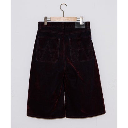 【Ciaopanic】フロッキー加工アンクルジョーツ （bordeaux）｜詳細画像