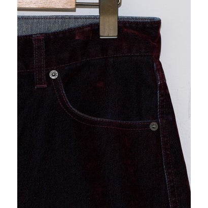 【Ciaopanic】フロッキー加工アンクルジョーツ （bordeaux）｜詳細画像