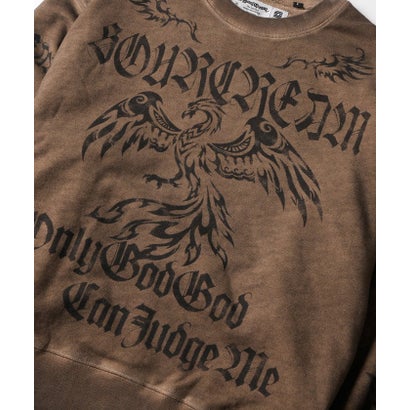 【WHO'S WHO gallery】【Sourcream】タトゥースウェット （charcoal）｜詳細画像