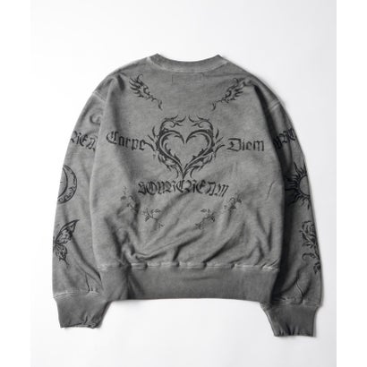 【WHO'S WHO gallery】【Sourcream】タトゥースウェット （charcoal）｜詳細画像
