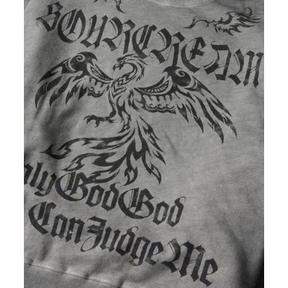 【WHO'S WHO gallery】【Sourcream】タトゥースウェット （charcoal）｜詳細画像