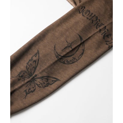 【WHO'S WHO gallery】【Sourcream】タトゥースウェット （brown）｜詳細画像