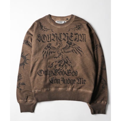 【WHO'S WHO gallery】【Sourcream】タトゥースウェット （brown）｜詳細画像