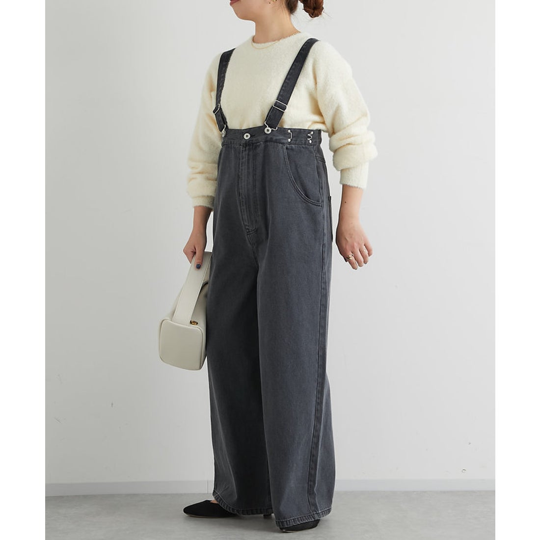 パル PAL 【un dix cors】デニムサロペット （navy） - ファッション 