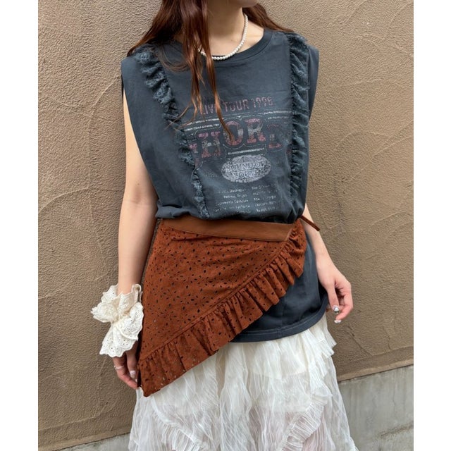 【w closet】マルチWAYスカーフ （brown）