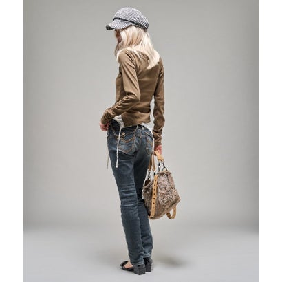 【WHO'S WHO gallery】レイヤードギャザーデザイントップス （khaki）｜詳細画像