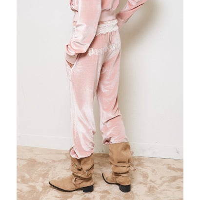 【WHO'S WHO gallery】ベロアインクドパンツ （pink）｜詳細画像