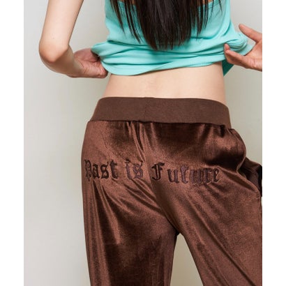 【WHO'S WHO gallery】ベロアインクドパンツ （brown）｜詳細画像