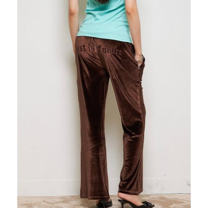 【WHO'S WHO gallery】ベロアインクドパンツ （brown）｜詳細画像