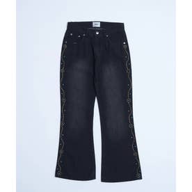 【WHO'S WHO gallery】ビジュフレアデニム （black）